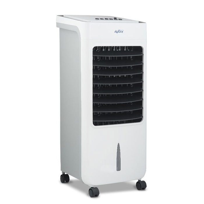AVANT Climatizador 80W con Mando, Depósito 6L, Temporizador 7H, Blanco