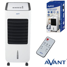 AVANT Climatizador 80W con Mando, Depósito 6L, Temporizador 7H, Blanco