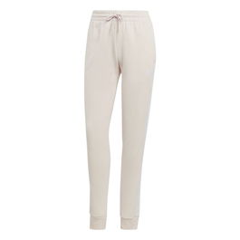 Pantalón Largo Deportivo Adidas Essentials 3S Beige Mujer