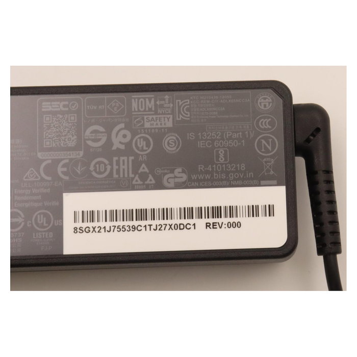 Lenovo Adaptador de corriente 65W Negro 5A11H02883