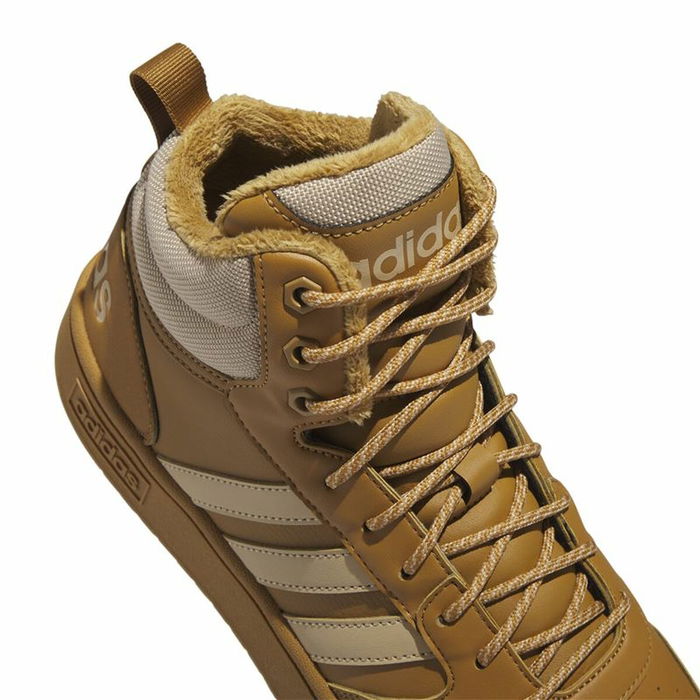 Zapatillas Casual Hombre Adidas Hoops 3.0 Mid Wtr Dorado