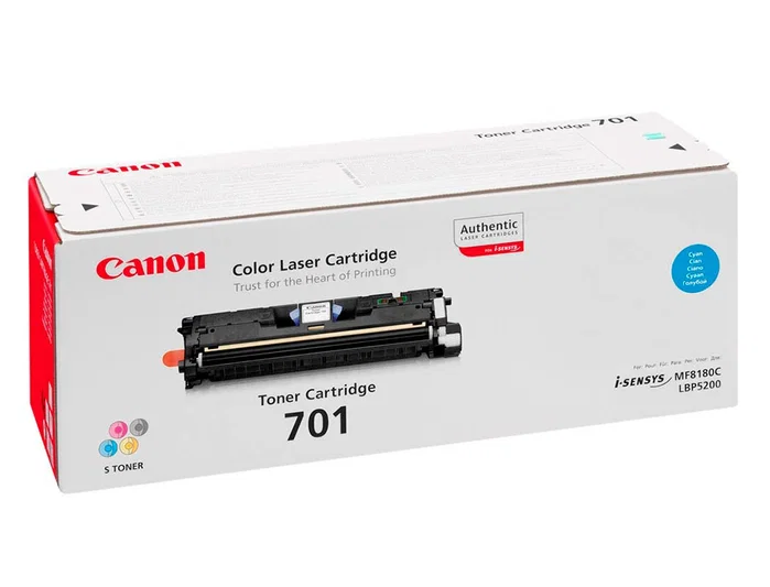 Canon CRG-701C Tóner Cian 4.000 Páginas