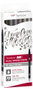Tombow Set de 6 Rotuladores Dual Brush Gama de Grises