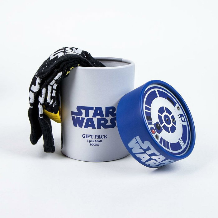 Cerdá Pack de 3 Pares de Calcetines Star Wars Talla 38-45