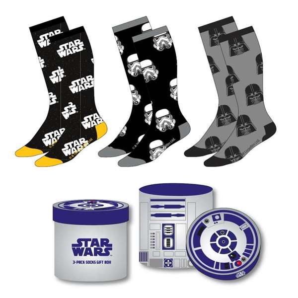 Cerdá Pack Calcetines Star Wars 3 Piezas T3845 Multicolor 38/45