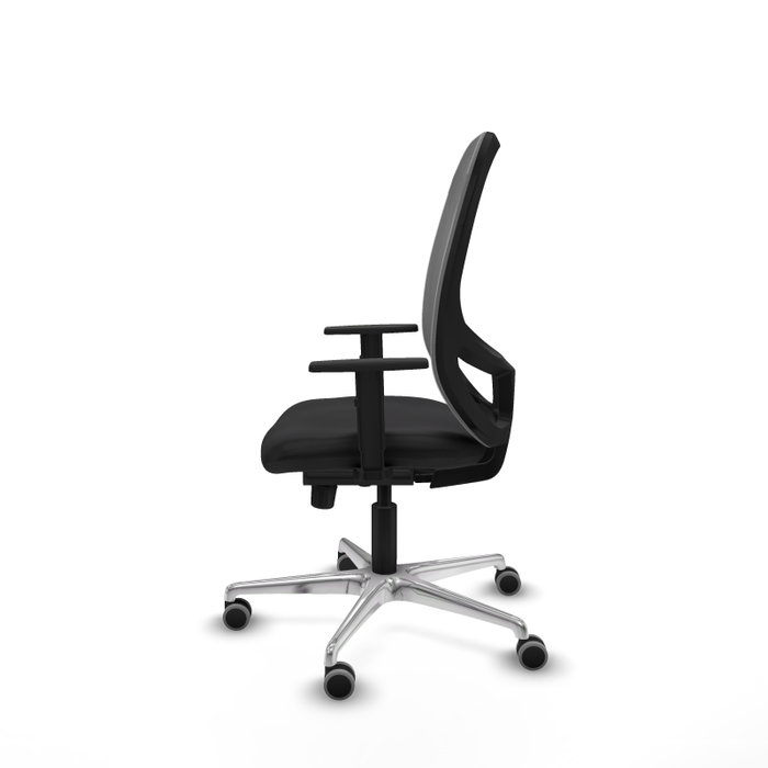 PIQUERAS Y CRESPO Silla de oficina Cilanco con mecanismo Sincro, Negro y Gris