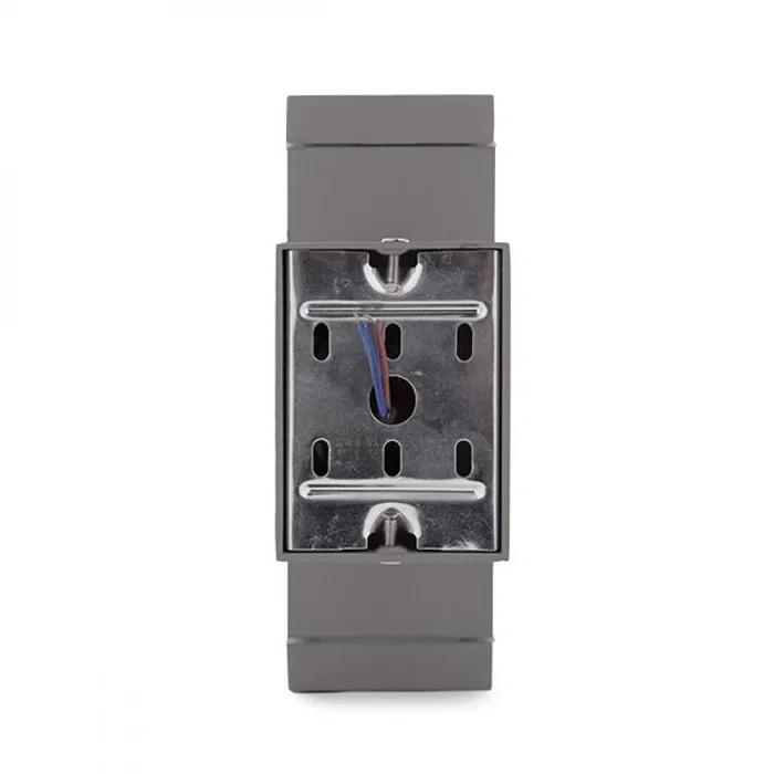 Aria Aplique de Pared Exterior IP65 sin Lámpara E27 Ø65Mm Gris HO-WLIP65-E27-65-106