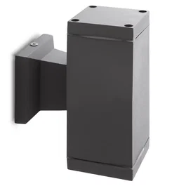 Aria Aplique de Pared Exterior IP65 sin Lámpara E27 Ø65Mm Gris HO-WLIP65-E27-65-106