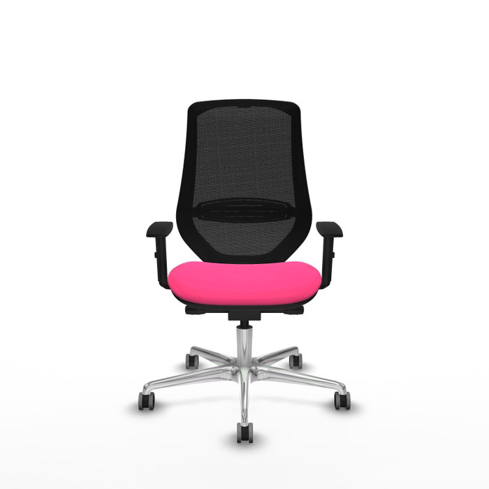 PIQUERAS Y CRESPO Silla de oficina Mardos Rosa y Negro