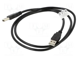 LANBERG Cable USB 2.0 USB-A a USB-A 1m Negro