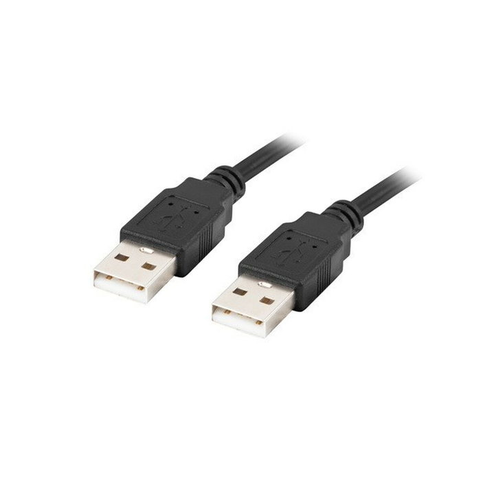 Lanberg Cable USB 2.0 de 1m Negro CA-USBA-20CU-0010-BK