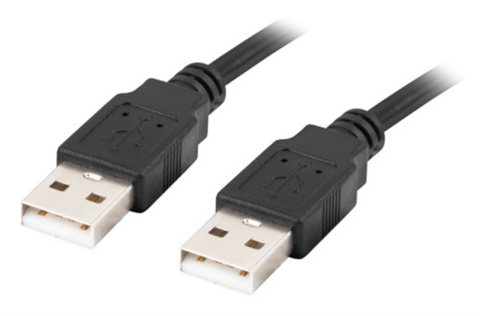 Lanberg Cable USB 2.0 de 1m Negro CA-USBA-20CU-0010-BK