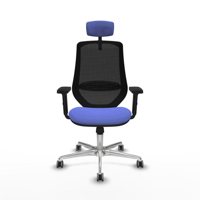 PIQUERAS Y CRESPO Silla de oficina Mardos con mecanismo Sincro, Azul claro y Negro PIQUERAS Y CRESPO Silla de oficina Mardos con mecanismo Sincro, Azul claro y Negro