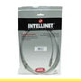 Intellinet Cable de red Patch Cord RJ45 UTP Cat5e 2 metros Gris con Hebelschutz