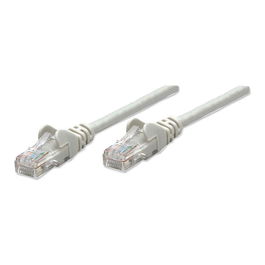 Intellinet Cable de red Patch Cord RJ45 UTP Cat5e 2 metros Gris con Hebelschutz
