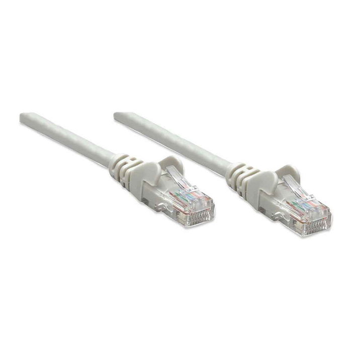 Intellinet Cable de red Patch Cord RJ45 UTP Cat5e 2 metros Gris con Hebelschutz Intellinet Cable de red Patch Cord RJ45 UTP Cat5e 2 metros Gris con Hebelschutz