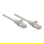 Intellinet Cable de red Patch Cord RJ45 UTP Cat5e 2 metros Gris con Hebelschutz