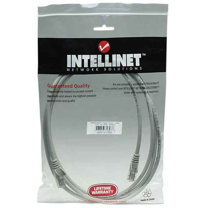 Intellinet Patchkabel RJ45 U/UTP Cat5e 2.0m Gris