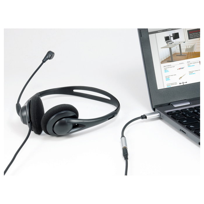 Equip Cable Adaptador USB-C a Audio Jack 3.5mm Hembra