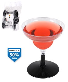 Soler Set de 6 Copas Mini de Poliestireno para Margaritas