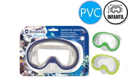 Poessa Máscaras de Buceo Infantil PVC Colores Surtidos
