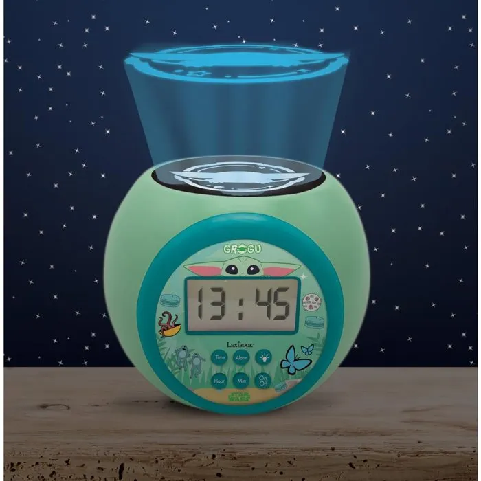 Lexibook Reloj Despertador con Proyector Star Wars, Alarma y Repetición, Luz Nocturna con Temporizador, Pantalla LCD Lexibook Reloj Despertador con Proyector Star Wars, Alarma y Repetición, Luz Nocturna con Temporizador, Pantalla LCD