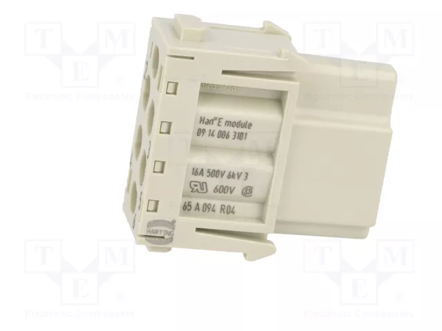 HARTING Módulo conector HDC hembra Han-Modular® de 6 pines