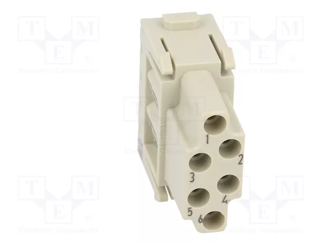 HARTING Módulo conector HDC hembra Han-Modular® de 6 pines