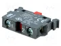 ABB Bloques de contactos NC 22mm para placa frontal