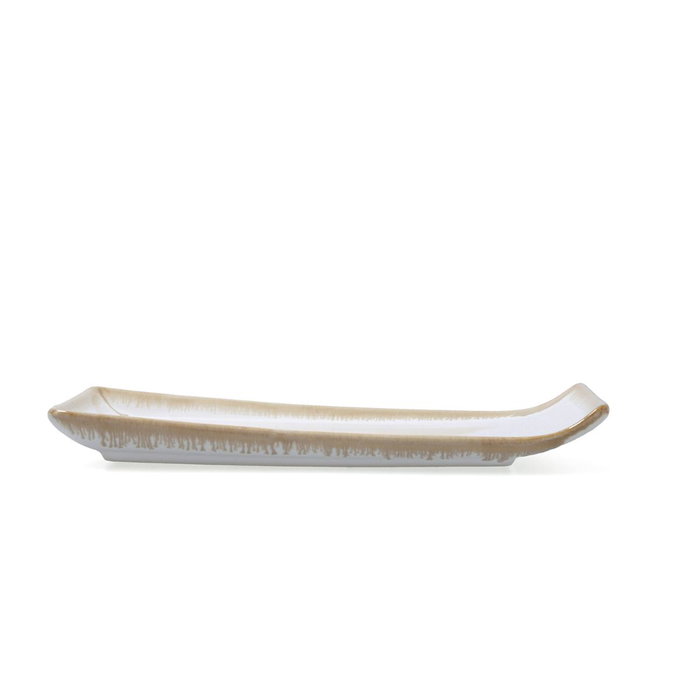 Bidasoa Fuente Rectangular Milky Blanco