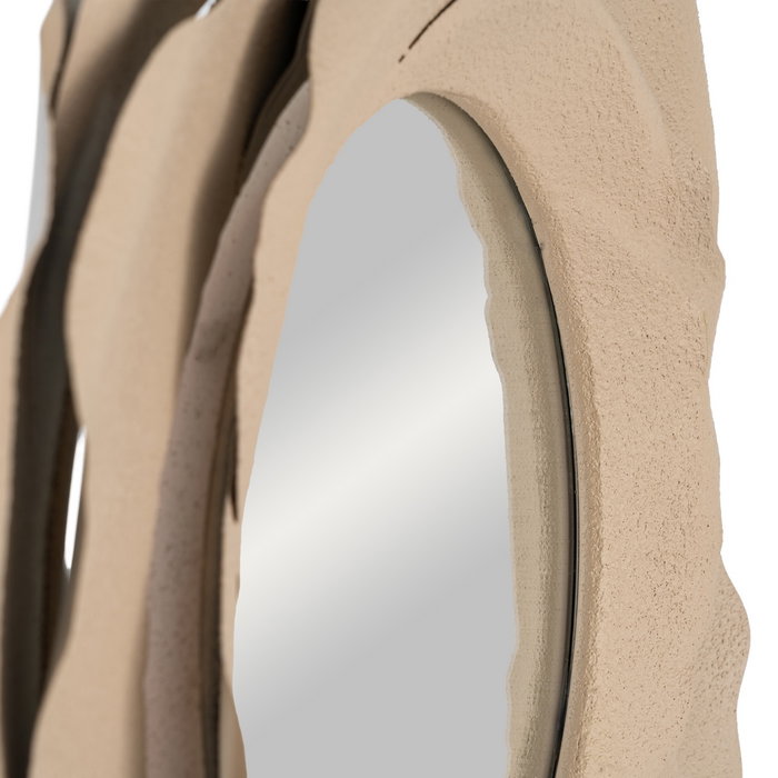 Espejo Beige Metal 53 X 5,50 X 53 cm