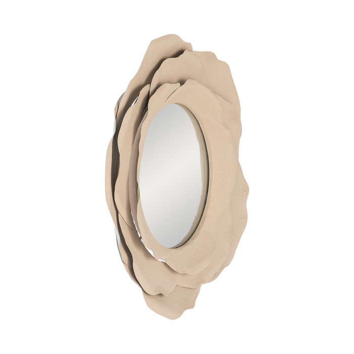 Espejo Beige Metal 53 X 5,50 X 53 cm