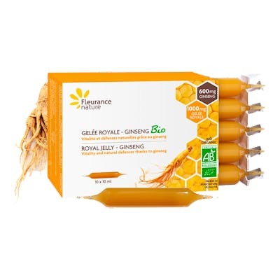 FLEURANCE NATURE Ampollas Jalea Real Ginseng Bio 10 Amp FLEURANCE NATURE Ampollas Jalea Real Ginseng Bio 10 Amp
