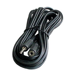 VALUE Cable de Extensión 3.5mm Macho Hembra 3 Metros, Conectores Estañados, Negro - Referencia ST/BU