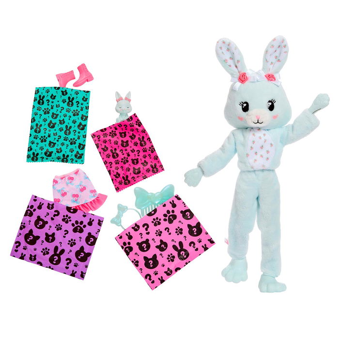 Barbie Osos Amorosos Conejito Menta Cutie Reveal Muñeca JJP65