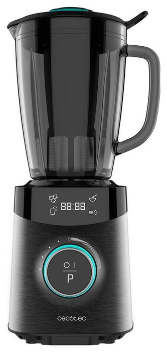 Cecotec 04304 Batidora de vaso 1800 W, 1,8 L, Negro y Acero Inoxidable