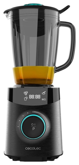 Cecotec 04304 Batidora de vaso 1800 W, 1,8 L, Negro y Acero Inoxidable