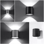 Orbis Aplique de Pared SOL-SL.0566, Lámpara Cilíndrica Moderna, Colección Orbis en Negro, Gris o Blanco para Salón o Dormitorio