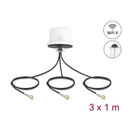 DeLOCK Antena Direccional MIMO 4G WiFi 6 Blanco ULA100