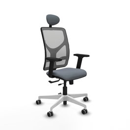 PIQUERAS Y CRESPO Silla de oficina Motilla Gris con Mecanismo Sincro/Traslack