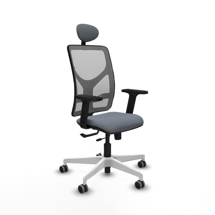 PIQUERAS Y CRESPO Silla de oficina Motilla Gris con Mecanismo Sincro/Traslack PIQUERAS Y CRESPO Silla de oficina Motilla Gris con Mecanismo Sincro/Traslack