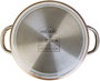 WECOOK Cazuela Alta de Aluminio Forjado 24 cm para Todo Tipo de Fuego