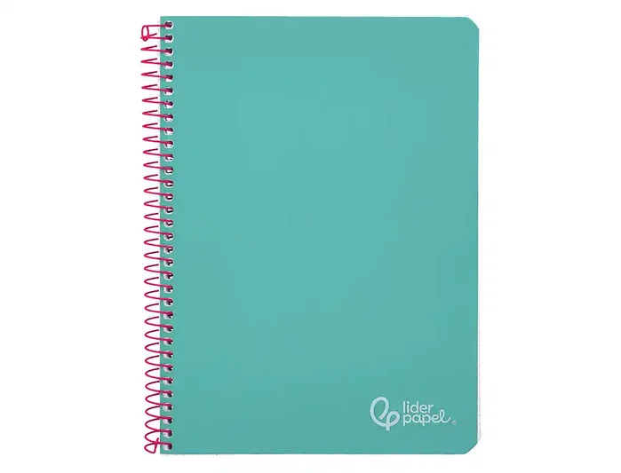 Liderpapel Cuaderno Espiral Witty A4 Tapa Dura 80 Hojas 90g Cuadro 4mm con Margen Turquesa Liderpapel Cuaderno Espiral Witty A4 Tapa Dura 80 Hojas 90g Cuadro 4mm con Margen Turquesa