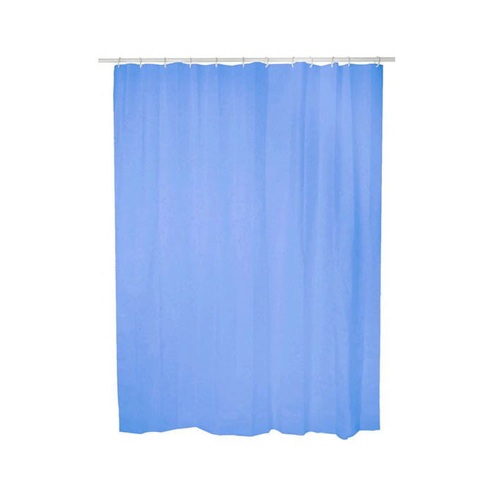 Exma Basic Cortina de Baño Azul 140 x 180 cm Exma Basic Cortina de Baño Azul 140 x 180 cm