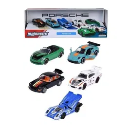 Majorette Pack Regalo 5 Piezas Majo Porsche SMO3467452077597 a partir de 3 años