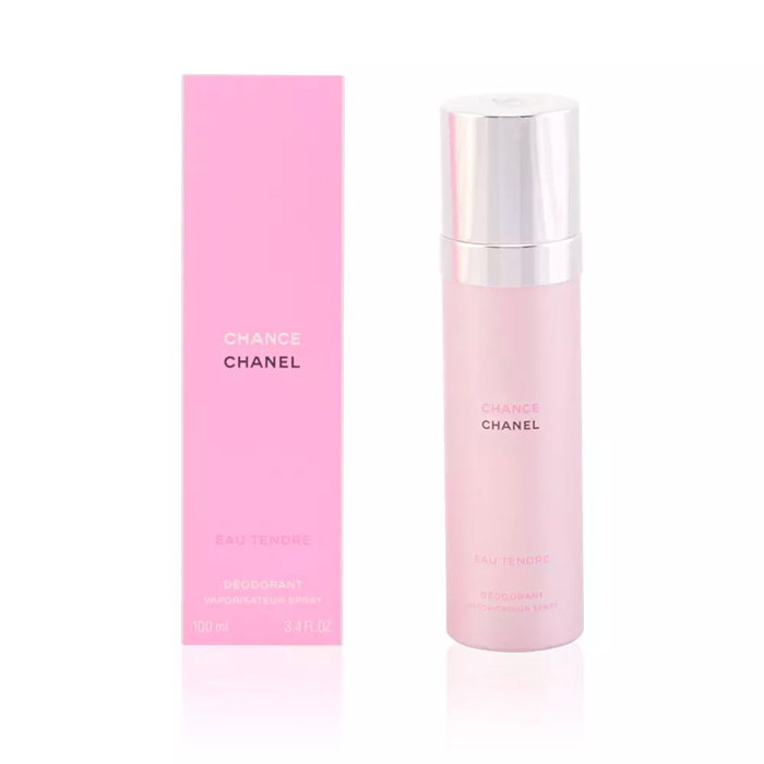 Chanel Chance Eau Tendre Desodorante en Spray para Mujer 100 ml - Fragancia Floral y Afrutada