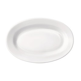 Bormioli Rocco Fuente Oval Toledo 22 cm (6 Unidades) Vidrio Templado Apto Microondas y Lavavajillas