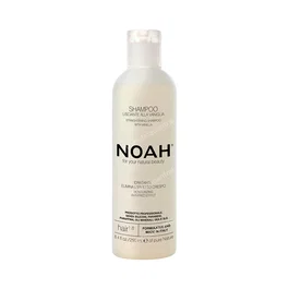 NOAH Champú Fortalecedor y Alisador con Extracto de Vainilla 250 ml - Sin Siliconas y Sin Parabenos - Elimina el Encrespamiento para un Cabello Sedoso