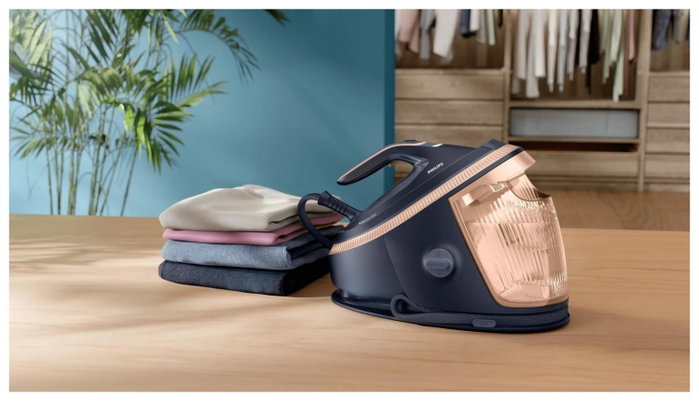 Philips PerfectCare Steamglide PSG7300/20 Negro y Dorado