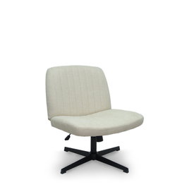 FORÖL Silla de oficina Opti542 con mecanismo basculante, color crema